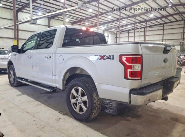 1FTEW1E57JKC61310 2018 FORD F150 Silver Trasero izquierdo