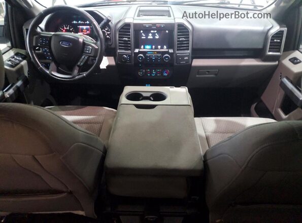 1FTEW1E57JKC61310 2018 FORD F150 Silver Vista del salpicadero