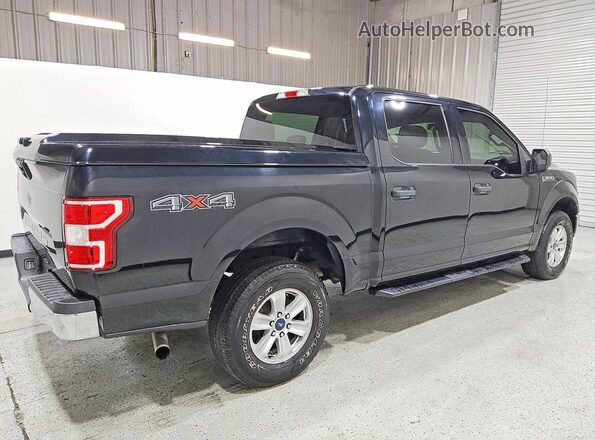 1FTEW1E57JKD00784 2018 FORD F150 Black უკანა მარჯვენა