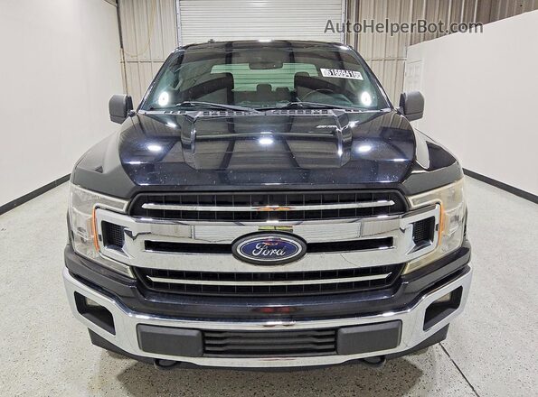 1FTEW1E57JKD00784 2018 FORD F150 Black წინა ხედი