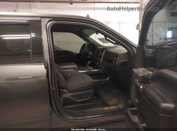 1FTEW1E57KFA16727 2019 FORD F150 Gray Вид салону спереду