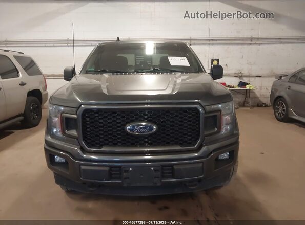 1FTEW1E57KFA16727 2019 FORD F150 Gray Вид щитка приладів
