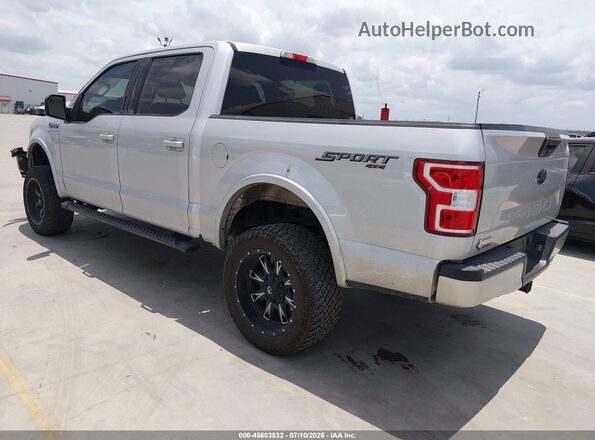 1FTEW1E57KKC97337 2019 FORD F150 Серебряный Задняя левая четверть