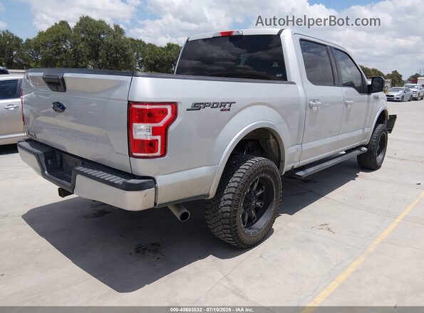 1FTEW1E57KKC97337 2019 FORD F150 Серебряный Задняя правая четверть