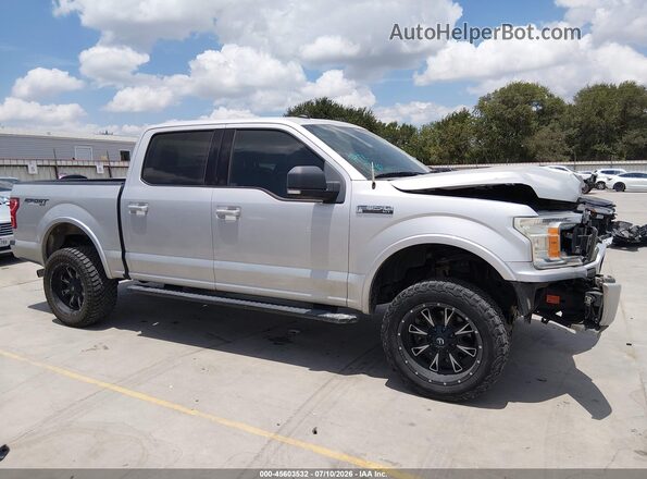 1FTEW1E57KKC97337 2019 FORD F150 Серебряный Вид задней части салона