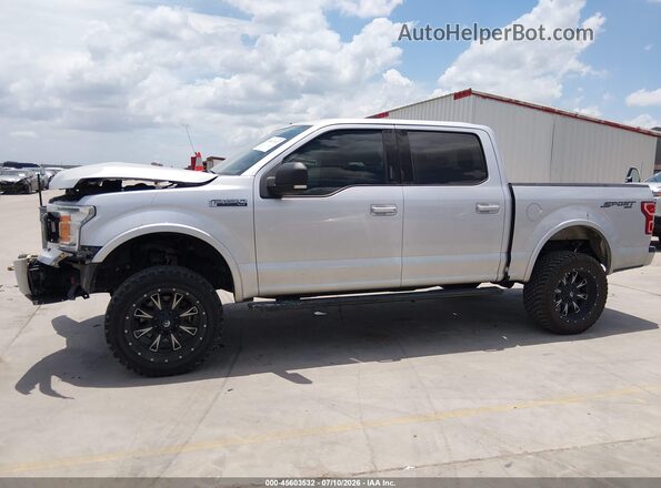 1FTEW1E57KKC97337 2019 FORD F150 Серебряный Панорамный вид салона 360°