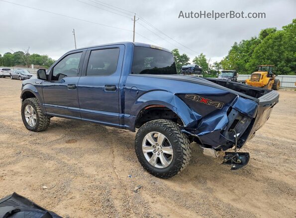 1FTEW1E57LFA22979 2020 FORD F150 Blue Tył lewy