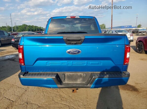 1FTEW1E57LFB07921 2020 FORD F150 Blue Rear view