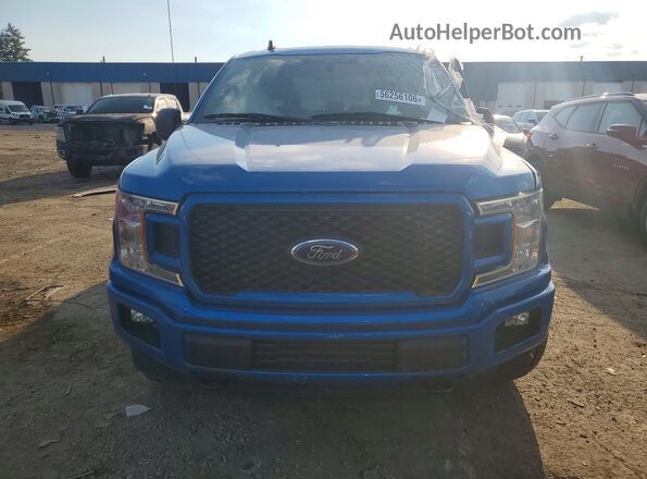 1FTEW1E57LFB07921 2020 FORD F150 Blue Front view