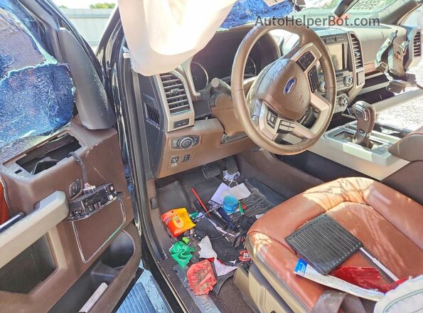 1FTEW1E57LFC80807 2020 FORD F150 Черный Вид панели приборов