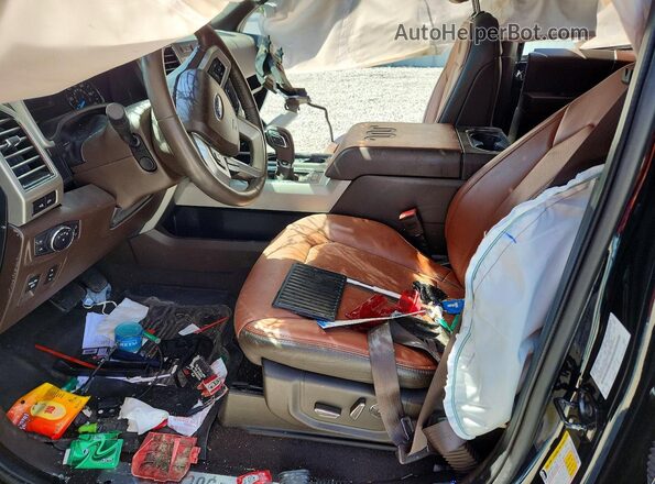 1FTEW1E57LFC80807 2020 FORD F150 Черный Вид салона спереди