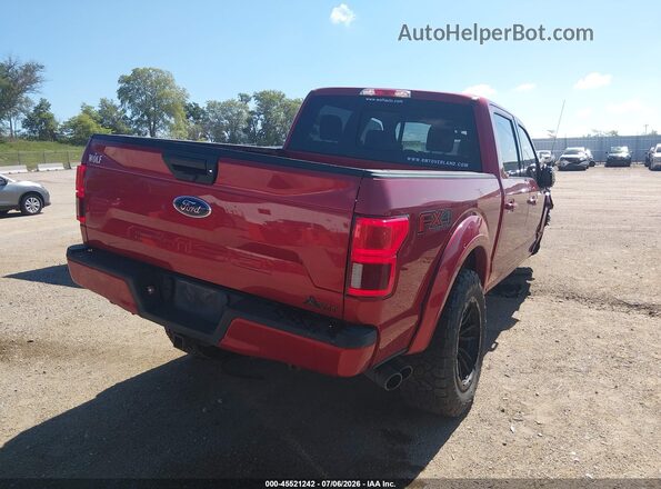 1FTEW1E57LKD44027 2020 FORD F150 Красный Задняя правая четверть