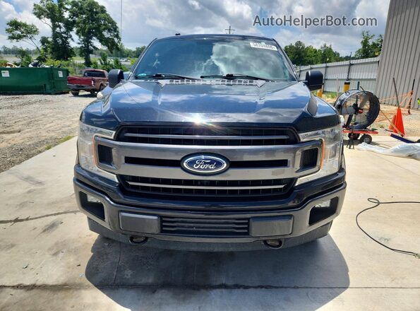 1FTEW1E58JFA87322 2018 FORD F150 Black Front view