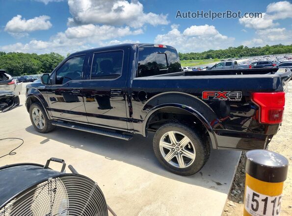 1FTEW1E58JFA87322 2018 FORD F150 Black Rear left