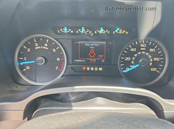 1FTEW1E58JFA87322 2018 FORD F150 Black Instrument cluster view