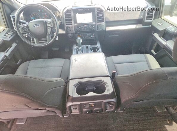 1FTEW1E58JFA87322 2018 FORD F150 Black Dashboard view