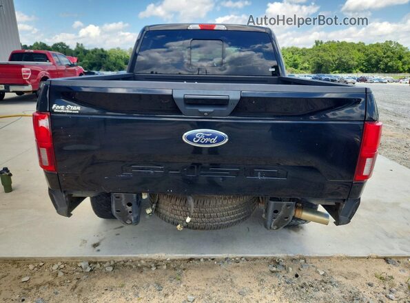1FTEW1E58JFA87322 2018 FORD F150 Black Rear view