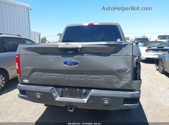 1FTEW1E58JFB18164 2018 FORD F150 Gray 