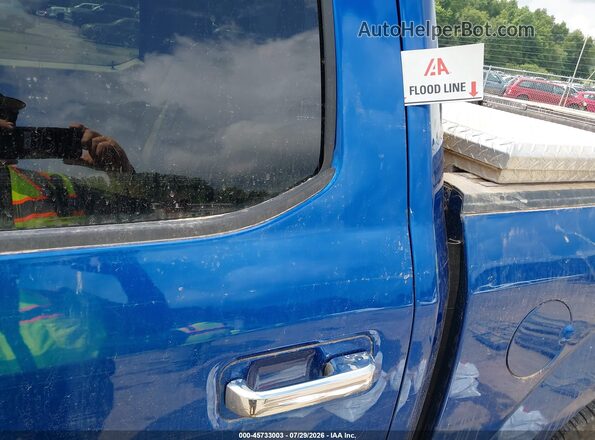 1FTEW1E58JFE63761 2018 FORD F150 Blue Widok deski rozdzielczej