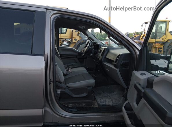 1FTEW1E58JKF08480 2018 FORD F150 Brown Vista interior delantera