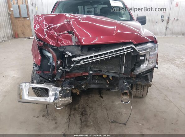 1FTEW1E58KFC46468 2019 FORD F150 Красный Вид спереди