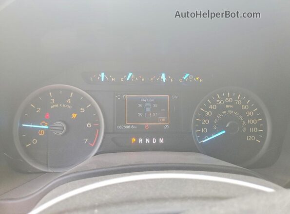 1FTEW1E58KFD22531 2019 FORD F150 Black ხელსაწყოთა პანელის ხედი