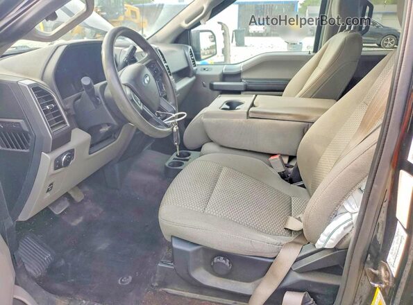 1FTEW1E58KFD22531 2019 FORD F150 Black წინა სალონის ხედი