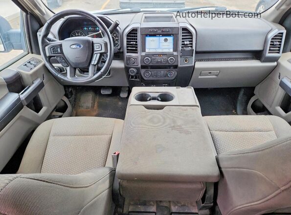 1FTEW1E58KKC71796 2019 FORD F150 Белый Вид панели приборов