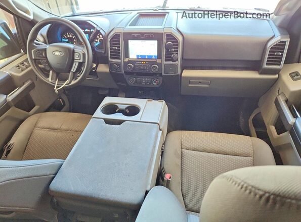 1FTEW1E58LKD09335 2020 FORD F150 White Widok deski rozdzielczej