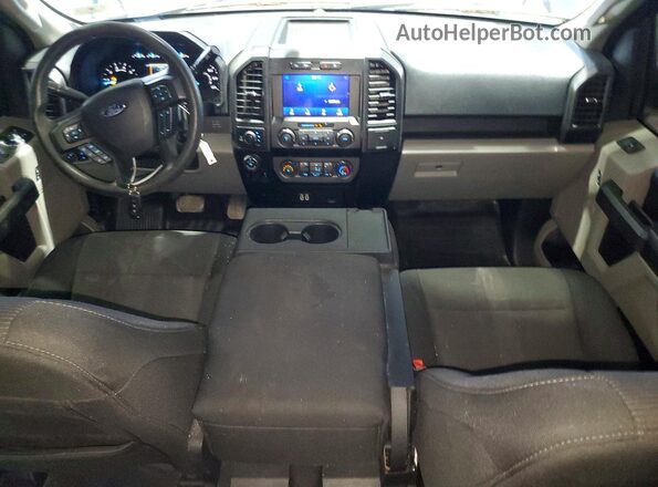 1FTEW1E58LKD64173 2020 FORD F150 Blue Dashboard view