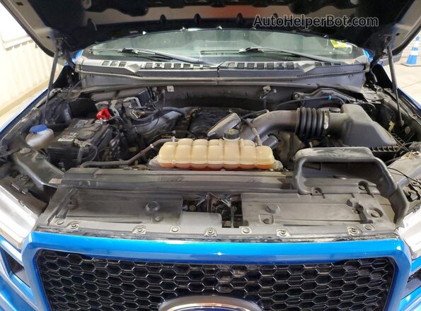 1FTEW1E58LKD64173 2020 FORD F150 Blue Rear interior view