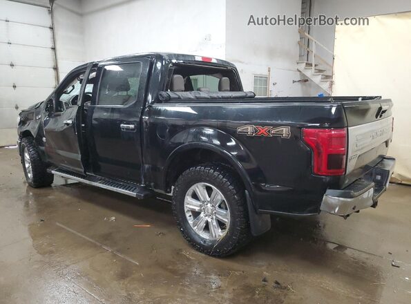 1FTEW1E59JFC57056 2018 FORD F150 Black Հետևի ձախ