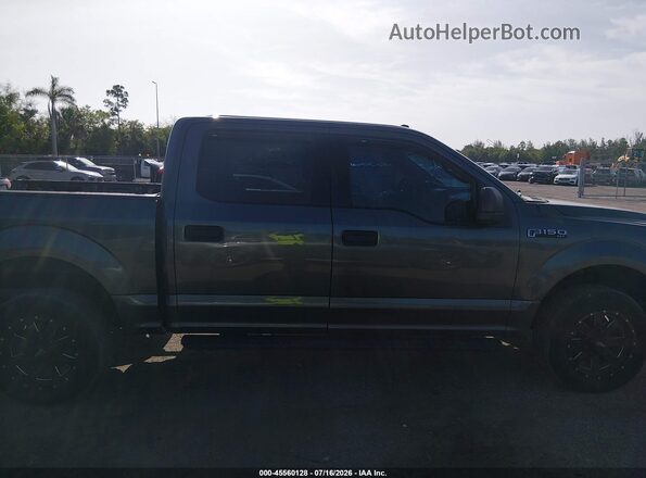 1FTEW1E59JFC86878 2018 FORD F150 Gray Vista interior de 360 grados