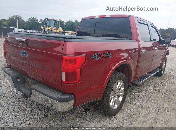 1FTEW1E59JFC91501 2018 FORD F150 Red Tył prawy