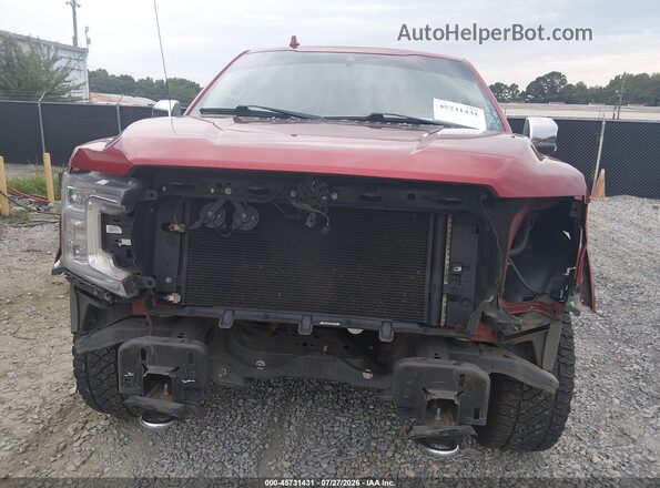 1FTEW1E59JFC91501 2018 FORD F150 Red Widok wnętrza z tyłu