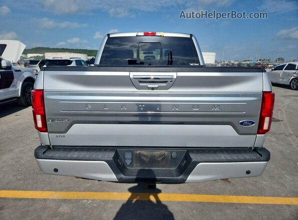 1FTEW1E59JFE67494 2018 FORD F150 Silver Rear view