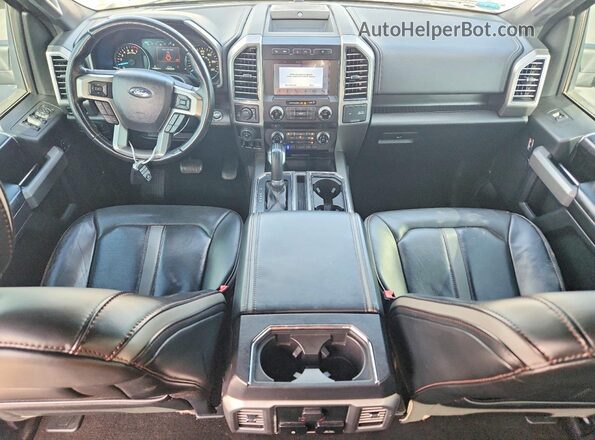 1FTEW1E59JFE67494 2018 FORD F150 Silver Dashboard view