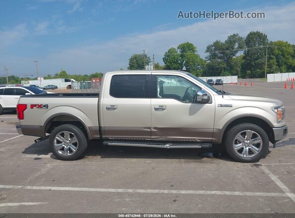 1FTEW1E59JKC47070 2018 FORD F150 Желто-коричневый Вид задней части салона