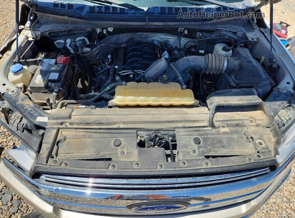 1FTEW1E59JKD36668 2018 FORD F150 Beige Սալոնի հետևի տեսք