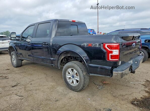 1FTEW1E59KFA67288 2019 FORD F150 Black Trasero izquierdo