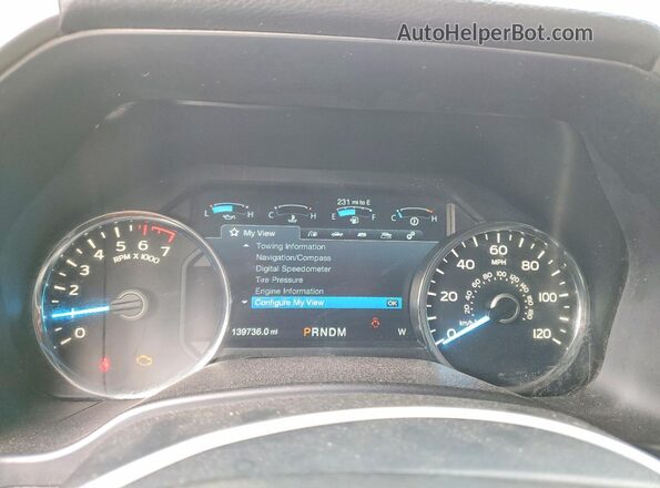 1FTEW1E59KFA67288 2019 FORD F150 Black Vista del cuadro de instrumentos