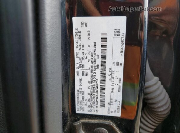 1FTEW1E59KFA67288 2019 FORD F150 Black Vista del compartimento del motor