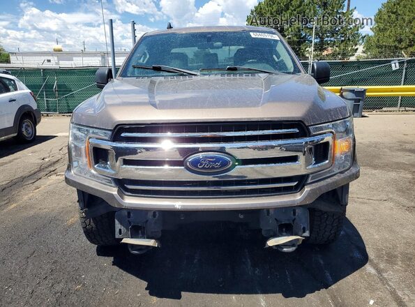 1FTEW1E59KKC40718 2019 FORD F150 Brown Front view