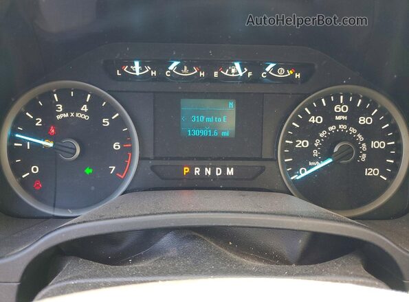 1FTEW1E59KKC40718 2019 FORD F150 Brown Instrument cluster view