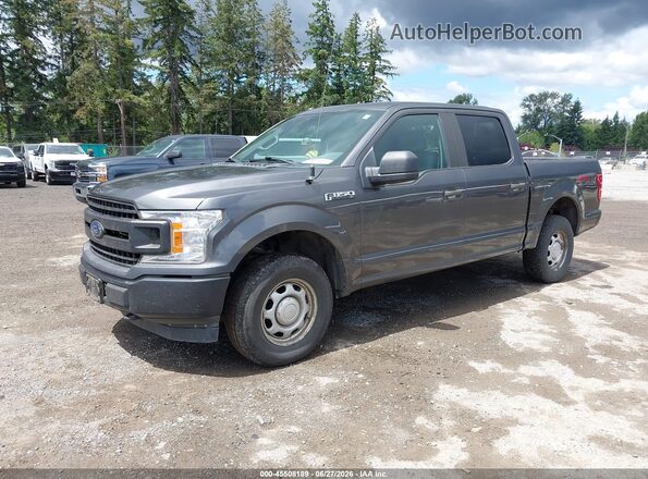 1FTEW1E59KKD38132 2019 FORD F150 Gray Przód lewy