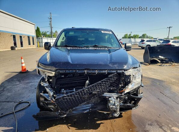 1FTEW1E59KKD73348 2019 FORD F150 Black Front view
