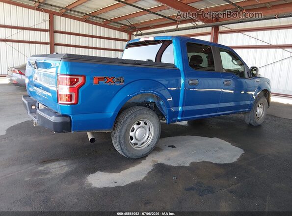 1FTEW1E59KKD85564 2019 FORD F150 Синий Задняя правая четверть