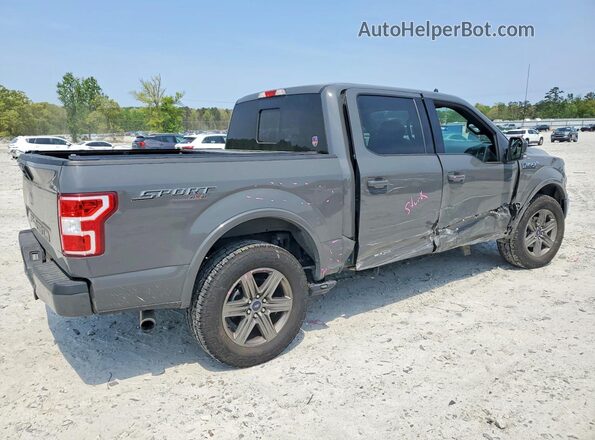 1FTEW1E59LFA45308 2020 FORD F150 Gray Задня права чверть
