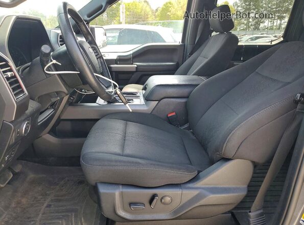 1FTEW1E59LFA45308 2020 FORD F150 Gray Вид салону спереду