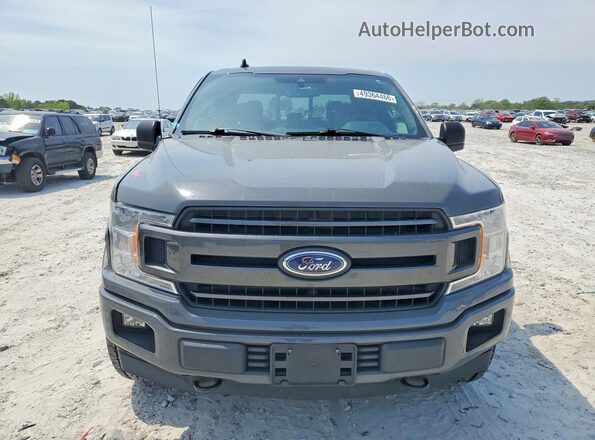 1FTEW1E59LFA45308 2020 FORD F150 Gray Вид спереду